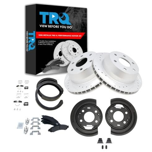 Kit de pastillas y discos de freno · Tren trasero