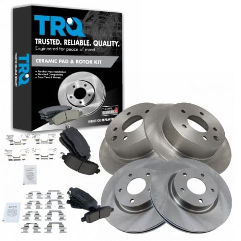 Kit de pastillas y discos de freno · Tren delantero · Tren trasero