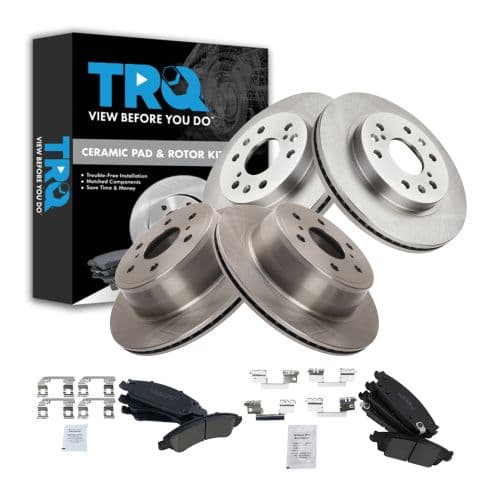 Kit de pastillas y discos de freno · Tren delantero · Tren trasero