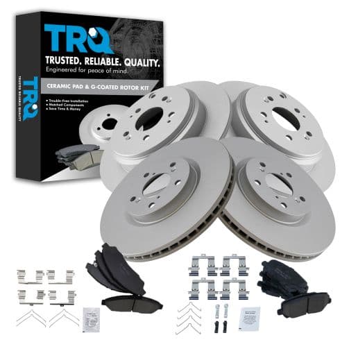 Kit de pastillas y discos de freno · Tren delantero · Tren trasero