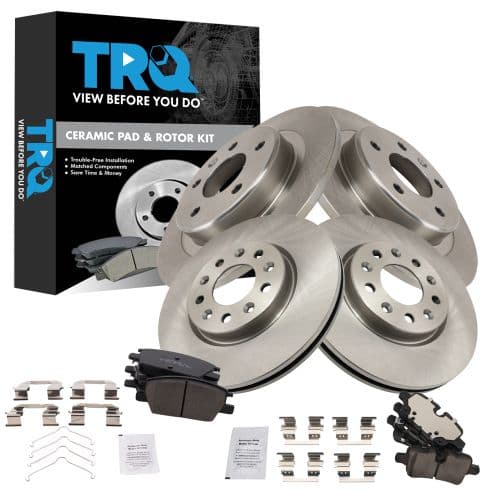 Kit de pastillas y discos de freno · Tren delantero · Tren trasero