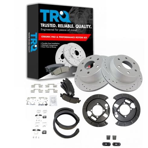 Kit de pastillas y discos de freno · Tren trasero