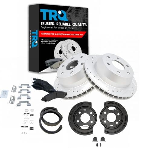Kit de pastillas y discos de freno · Tren trasero