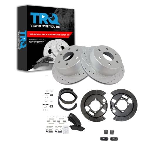 Kit de pastillas y discos de freno · Tren trasero