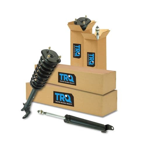 Conjunto de amortiguador con espiral · Tren delantero · Tren trasero · 4 piezas